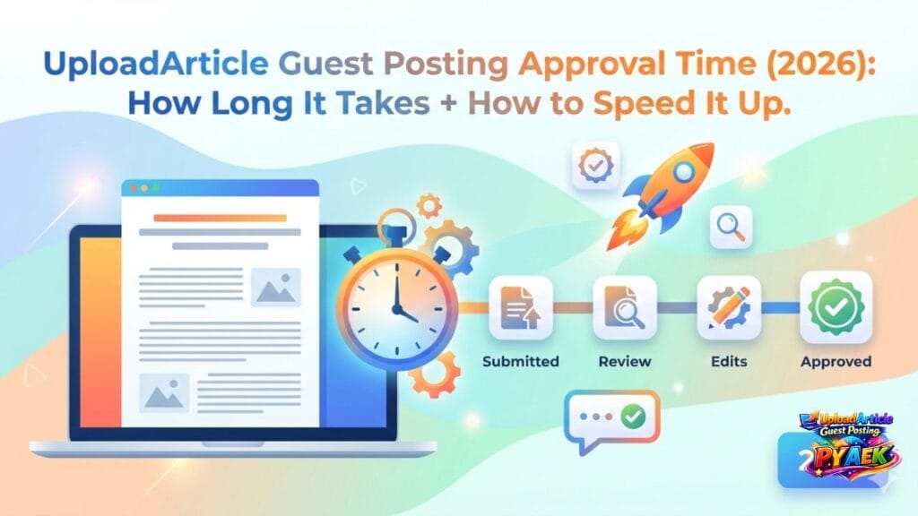 UploadArticle Guest Posting Approval Time (2026)