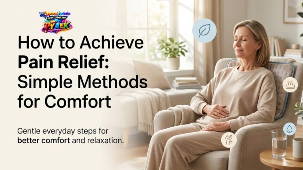 How to Achieve Pain Relief: Simple Methods for Comfort